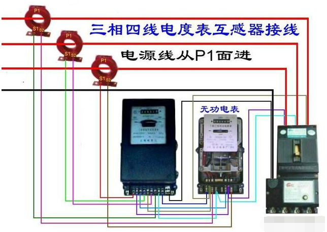 三相四线电度表用电流互感器怎么接线?_湘互电器
